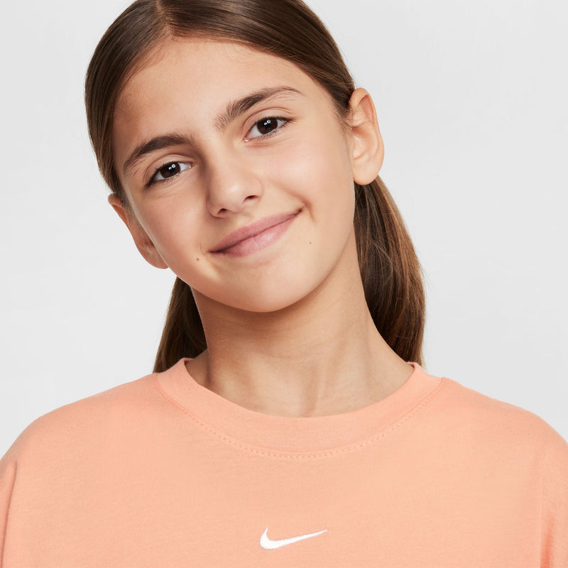 Girls' Nike Youth Boxy Essential T-Shirt - 844 - APRICOT