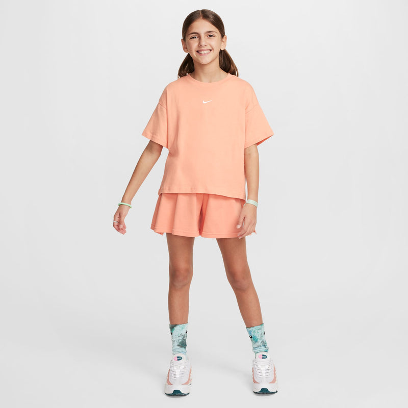 Girls' Nike Youth Boxy Essential T-Shirt - 844 - APRICOT