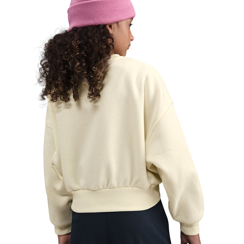 Girls' Nike Youth Boxy Fleece Sweatshirt - 047 PERL
