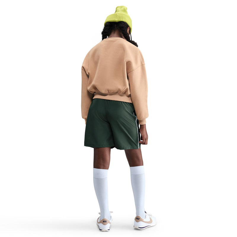 Girls' Nike Youth Boxy Fleece Sweatshirt - 200 - HEMP