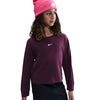 Girls' Nike Youth Boxy Longsleeve - 610 - BORDEAUX