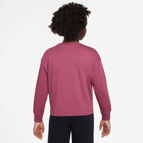 Girls' Nike Youth Boxy Longsleeve - 634 - SWEET BEET