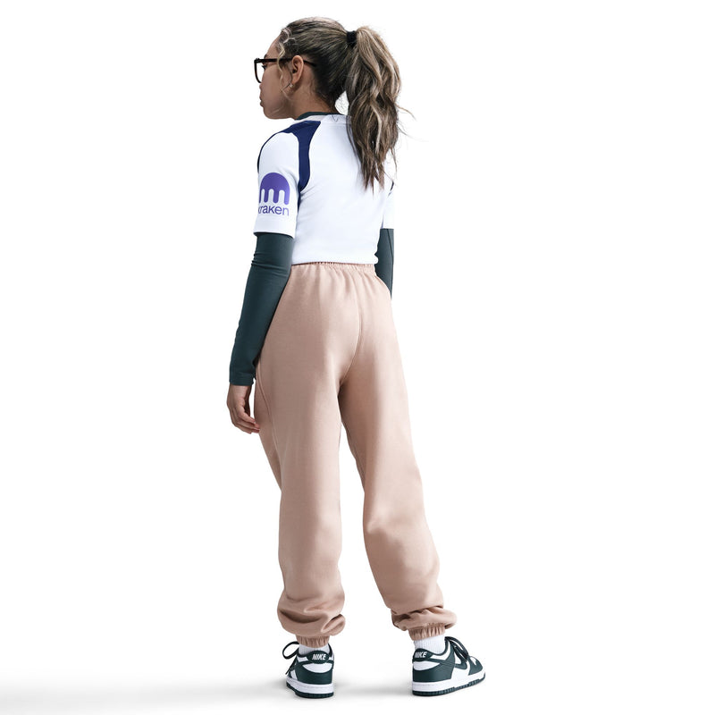 Girls' Nike Youth Club Fleece Pants - 200 - HEMP