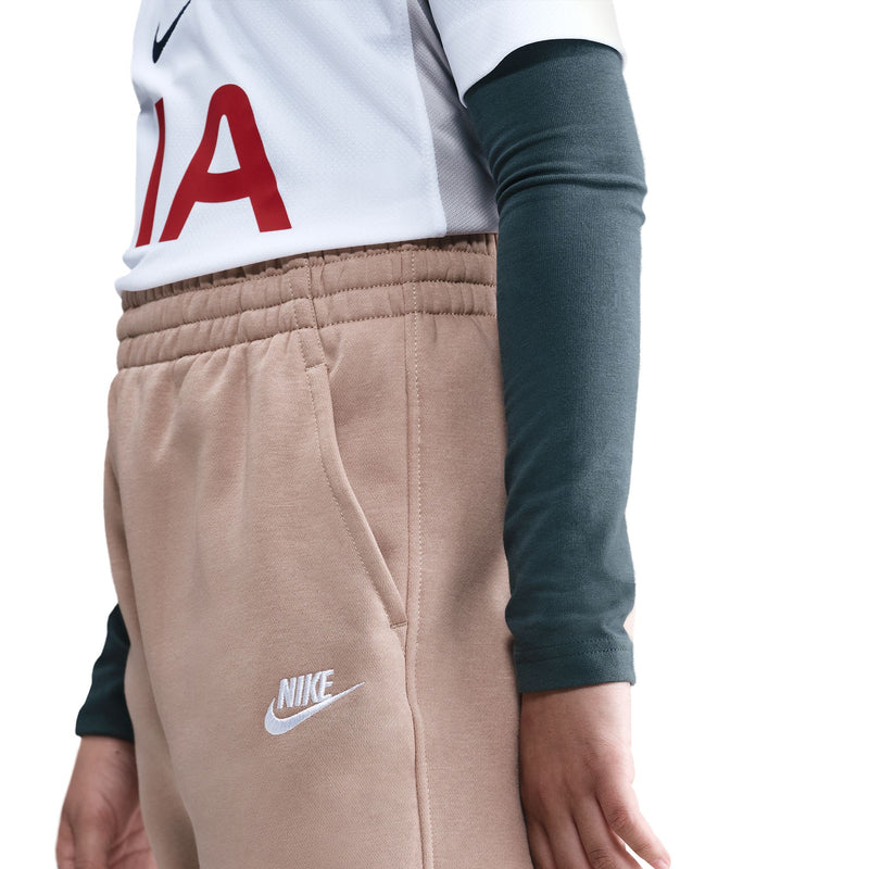 Girls' Nike Youth Club Fleece Pants - 200 - HEMP