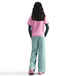 Girls' Nike Youth Club Fleece Wide-Leg Pant - 017 - CANNON BLUE