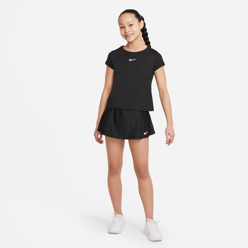 Girls' Nike Youth Court Victory Tennis Skirt - 010 - BLACK