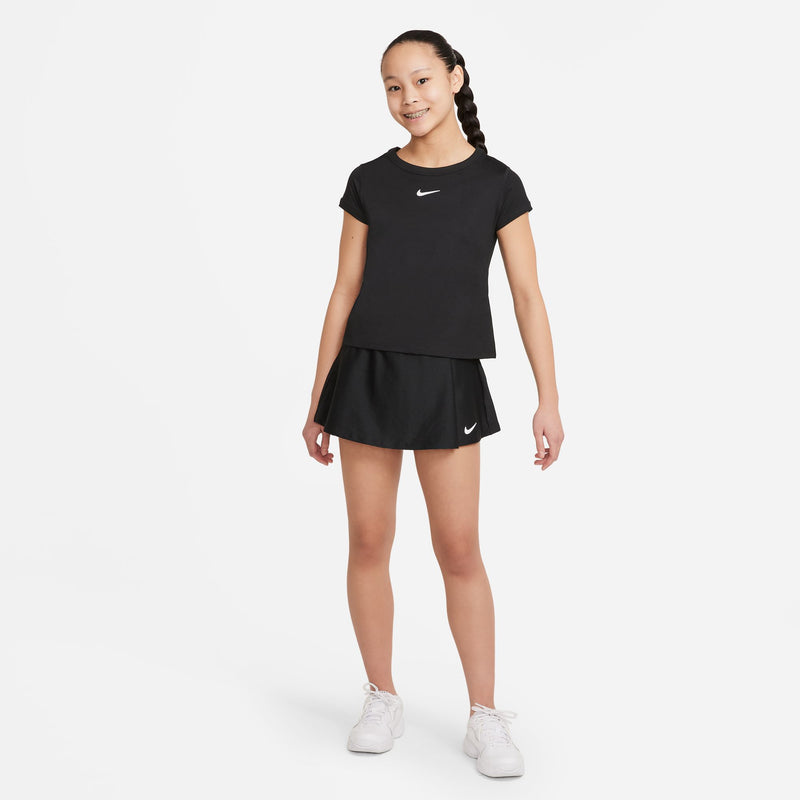 Girls' Nike Youth Court Victory Tennis Skirt - 010 - BLACK