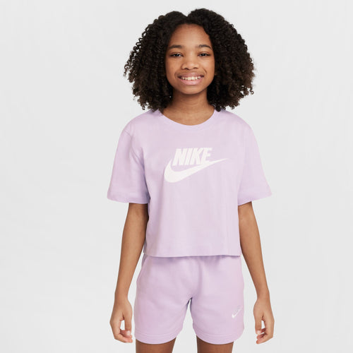 Girls' Nike Youth Crop T-Shirt - 537 - DOLL