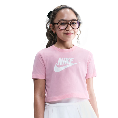 Girls' Nike Youth Crop T-Shirt - 690 PINK