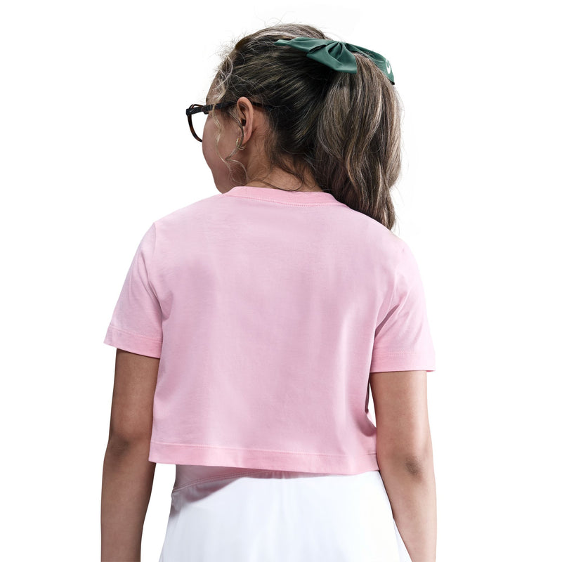 Girls' Nike Youth Crop T-Shirt - 690 PINK