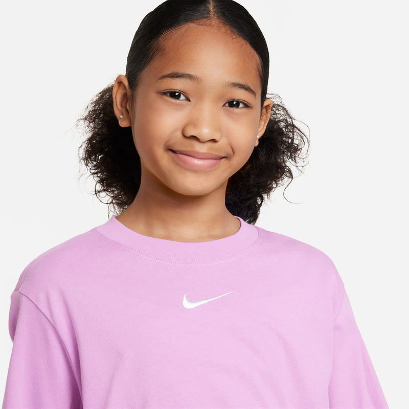Girls' Nike Youth Essential Longsleeve T-Shirt - 532 RUSH