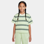 Girls' Nike Youth Essentials+ Boxy T-Shirt - 343 - HONEYDEW