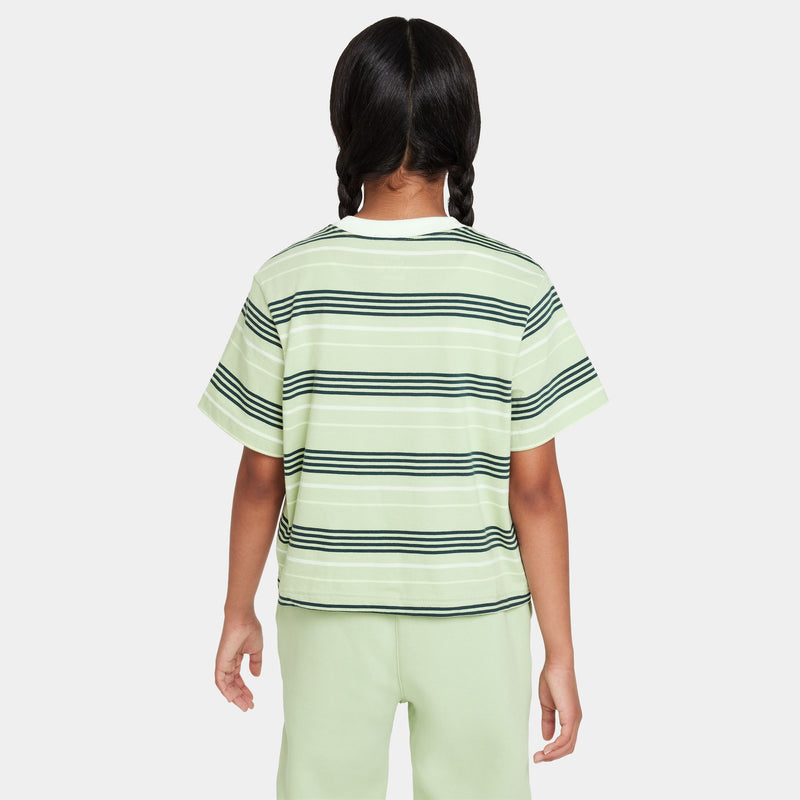 Girls' Nike Youth Essentials+ Boxy T-Shirt - 343 - HONEYDEW