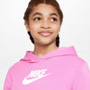 Girls' Nike Youth Fleece Crop Hoodie - 675 PPNK