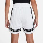 Girls' Nike Youth Fly Crossover Short - 100 - WHITE