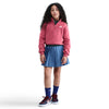 Girls' Nike Youth Long-Sleeve Sportswear Club Fleece 1/2 Zip  - 634 - SWEET BEET