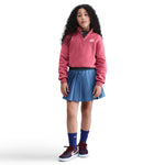 Girls' Nike Youth Long-Sleeve Sportswear Club Fleece 1/2 Zip  - 634 - SWEET BEET