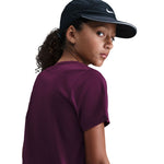 Girls' Nike Youth One Fitted T-Shirt - 610 - BORDEAUX