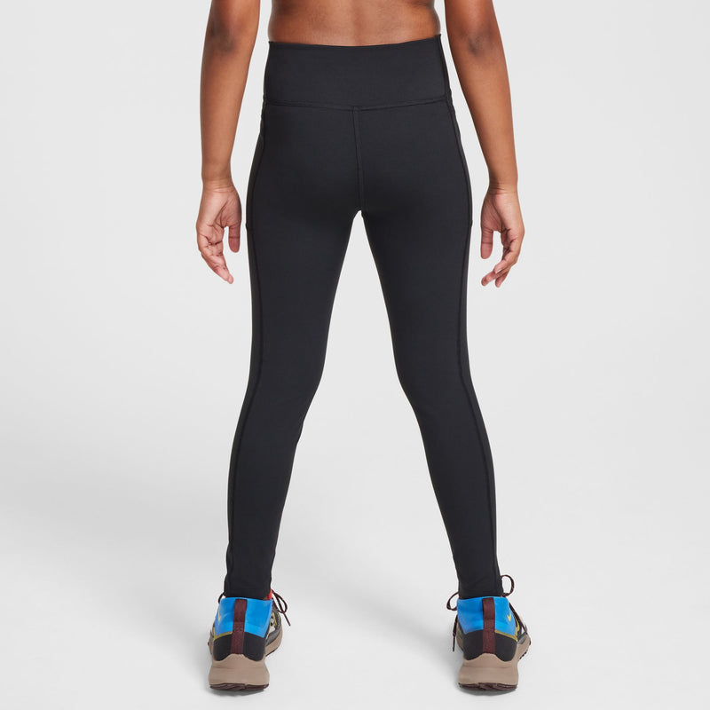 Girls' Nike Youth One High-Waisted Legging - 010 - BLACK