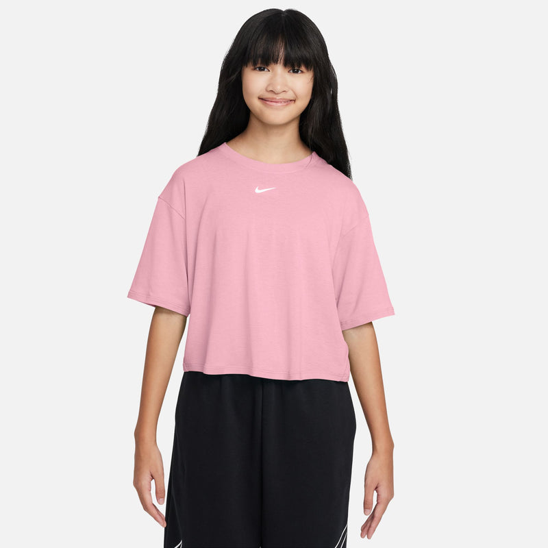 Girls' Nike Youth One Relaxed T-Shirt - 690 - SOFT PINK