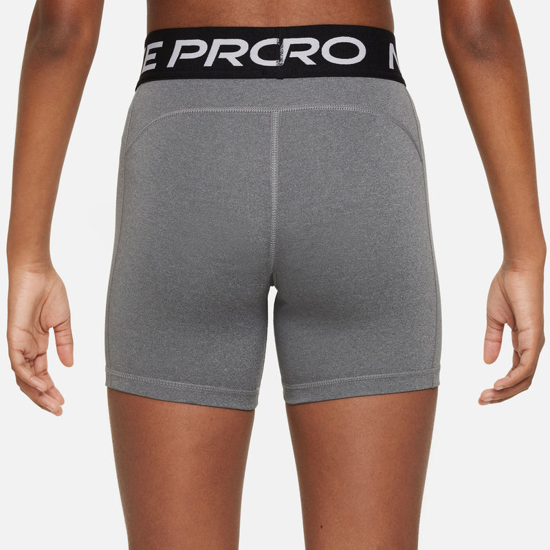 Girls' Nike Youth Pro 3" Short - 091 - GREY