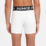 Girls' Nike Youth Pro 3" Short - 100 - WHITE