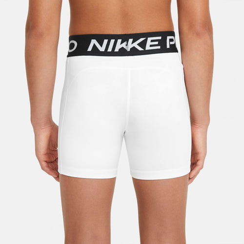 Girls' Nike Youth Pro 3" Short - 100 - WHITE