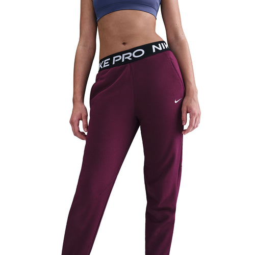 Girls' Nike Youth Pro Fleece Pant - 610 - BORDEAUX