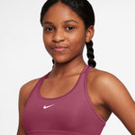 Girls' Nike Youth Swoosh Sports Bra - 634 - SWEET BEET