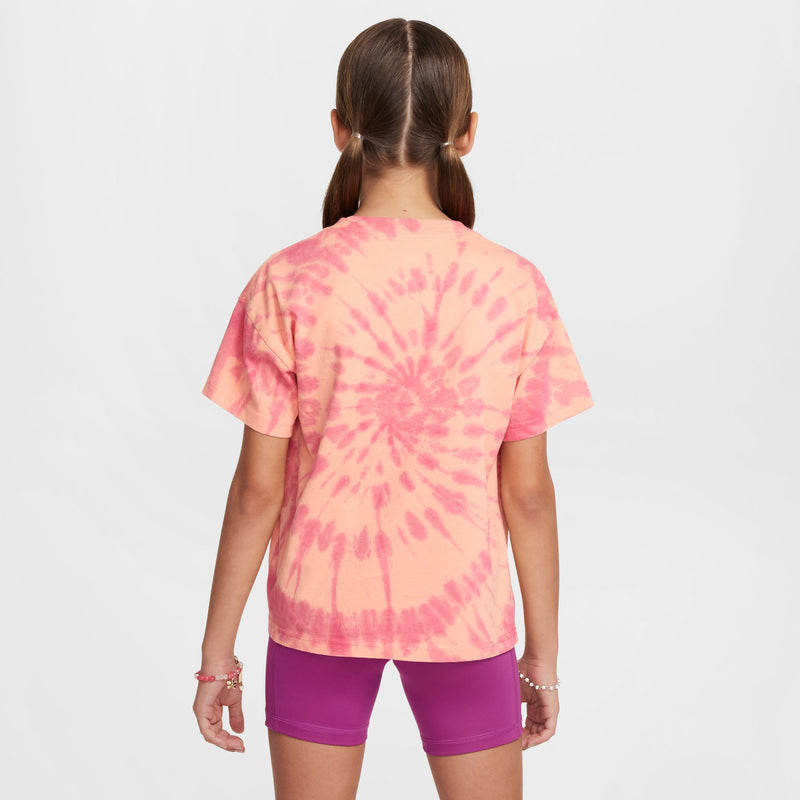 Girls' Nike Youth Tie Dye T-Shirt - 844 - APRICOT