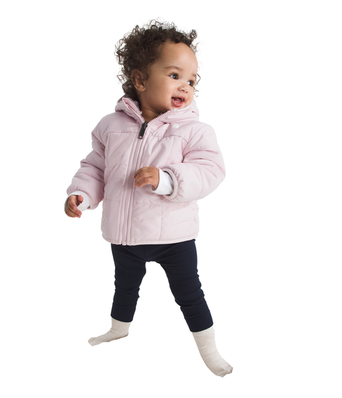 Girls' The North Face Infant Reversible Shasta Full-Zip Hooded Jacket - BP6