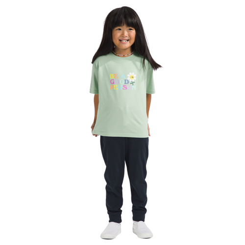 Girls' The North Face Toddler Be A Good Person T-Shirt - UIN SAGE