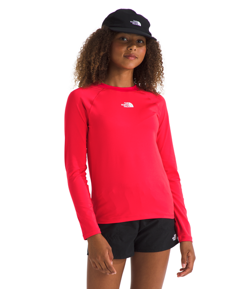 Girls' The North Face Youth Amphibious Longsleeve - 6IE PINK