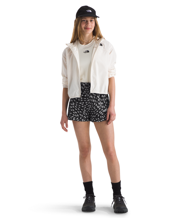 Girls' The North Face Youth Never Stop Woven Short - 4EI BLK