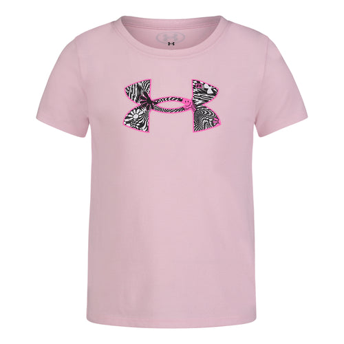 Girls' Under Armour Toddler Party Big Logo T-Shirt - 685 PRIM