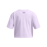 Girls' Under Armour Youth Boxy Crop Branded T-Shirt - 535 SALT