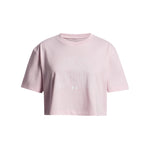 Girls' Under Armour Youth Boxy Crop Varsity T-Shirt - 647 - PRIME PINK