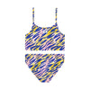Girls' Under Armour Youth Brush Zebra Bikini 2-Piece Swimsuit - 656-PC