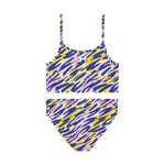 Girls' Under Armour Youth Brush Zebra Bikini 2-Piece Swimsuit - 656-PC