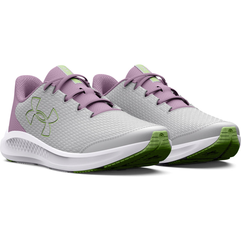 Girls' Under Armour Youth Charged Pursuit 3 - 100 - WHITE
