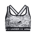 Girls' Under Armour Youth Crossback Mid Printed Sports Bra - 013