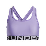Girls' Under Armour Youth Crossback Sports Bra - 538 - PURPLE CREST