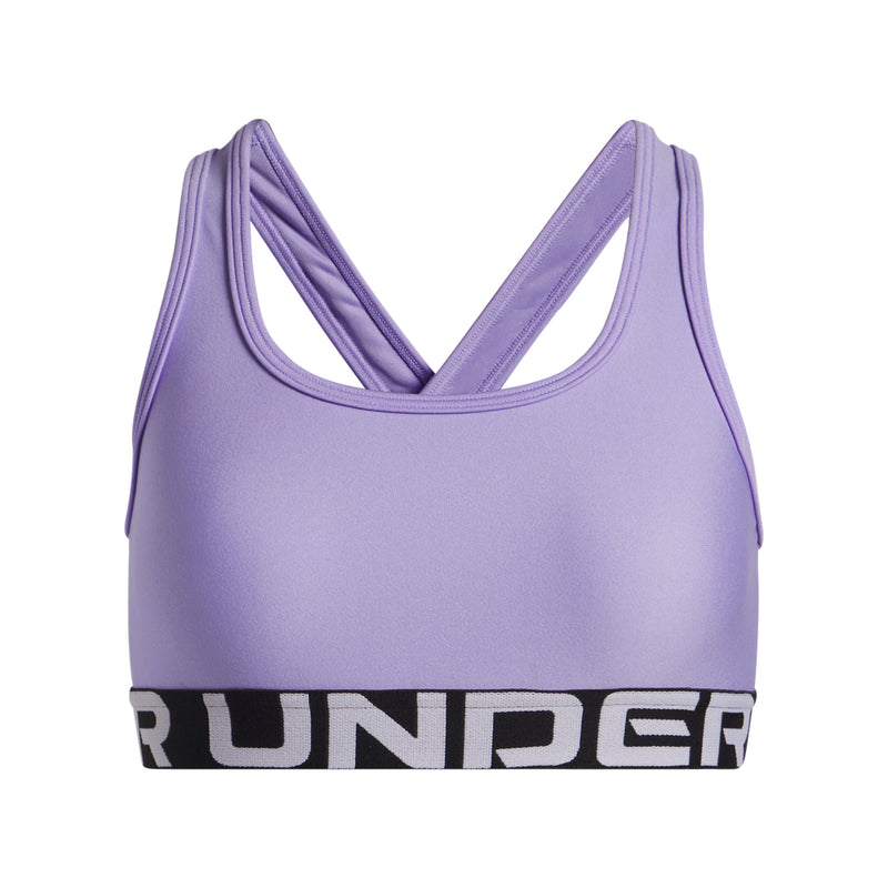Girls' Under Armour Youth Crossback Sports Bra - 538 - PURPLE CREST