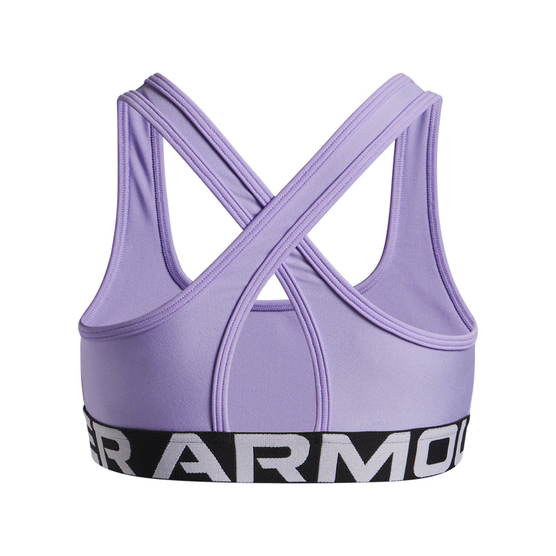 Girls' Under Armour Youth Crossback Sports Bra - 538 - PURPLE CREST