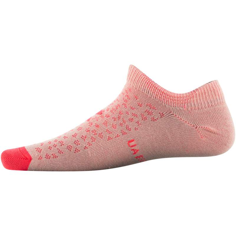 Girls' Under Armour Youth Essential No Show 6-Pack Socks - 805 ORNG