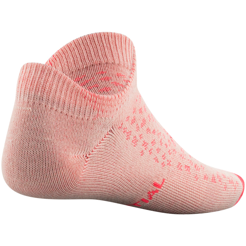 Girls' Under Armour Youth Essential No Show 6-Pack Socks - 805 ORNG