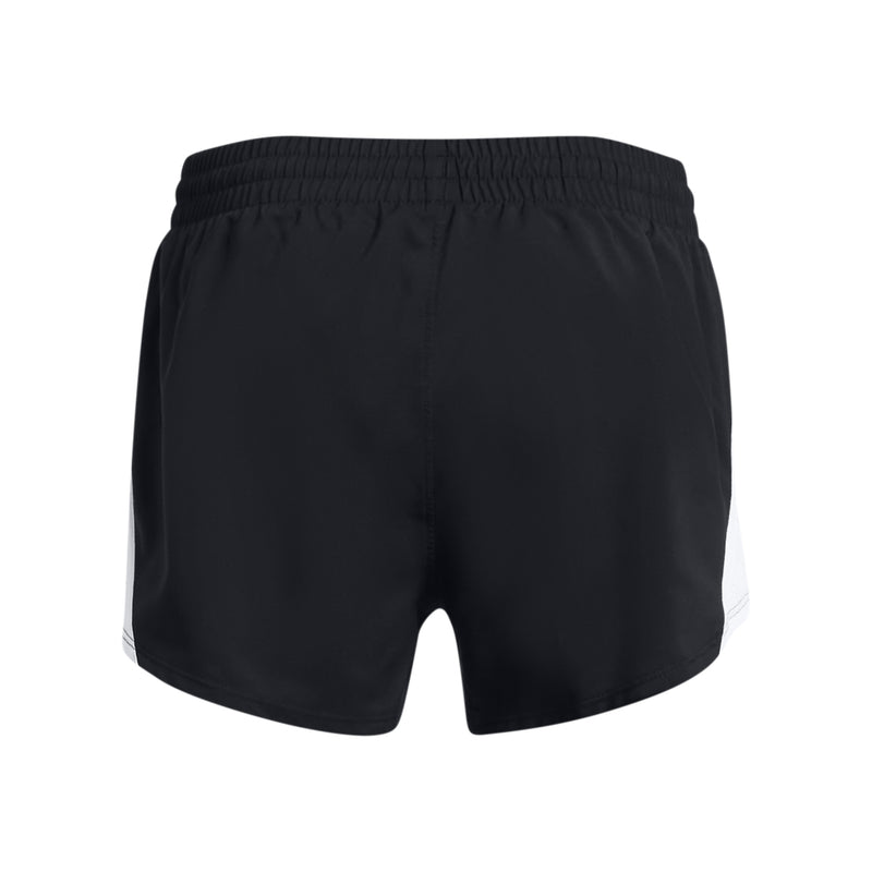 Girls' Under Armour Youth Fly By Short - 001 - BLACK