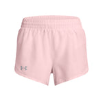 Girls' Under Armour Youth Fly By Short - 647 - PRIME PINK