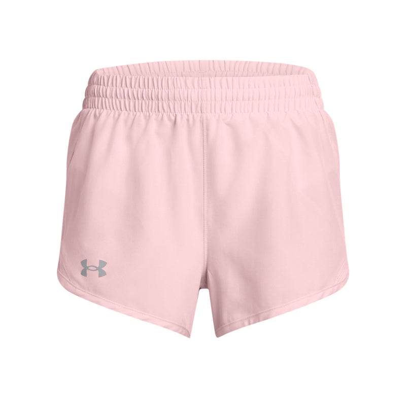 Girls' Under Armour Youth Fly By Short - 647 - PRIME PINK