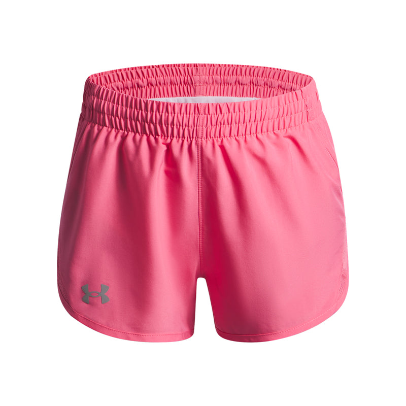 Girls' Under Armour Youth Fly By Short - 673 - PINK